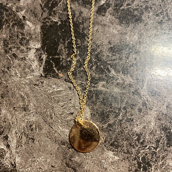 16” gold coin necklace - Picture 4 of 4